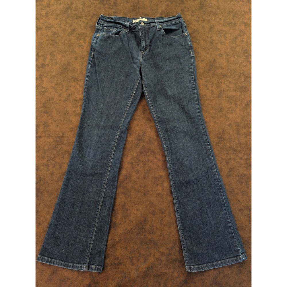 Levis 515 Bootcut Jeans Dark Wash Women 8M W29 L32 Stretch Denim Flap Pocket